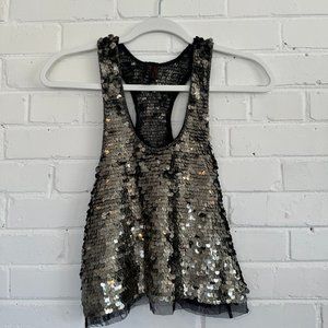 Raga sequin crop top size XS